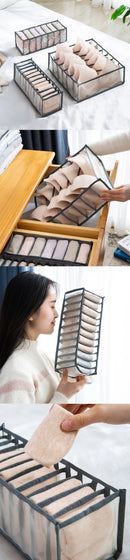Closet Organizer For Underwear Socks Home Cabinet Divider Storage Box Drawer Organizers Bra Socks Storage Organizer Box