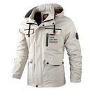 Men's Waterproof Hooded Jacket – Warm Lining for Outdoor & Travel