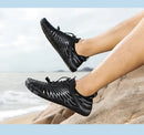 Unisex Large Size Breathable Wading Shoes Outdoor Barefoot Beach Swimming Fitness Water Sports Shoes Men's Women's Rubber Outsole