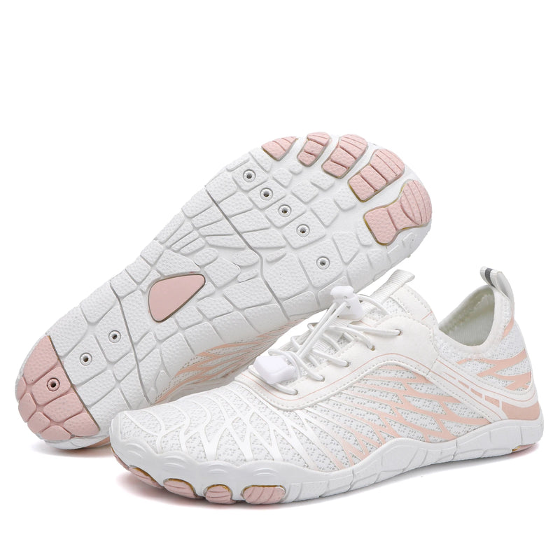 Unisex Large Size Breathable Wading Shoes Outdoor Barefoot Beach Swimming Fitness Water Sports Shoes Men's Women's Rubber Outsole