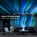 HOMEFISH Aurora Glow Projector Light Bar Midnight Halo Party Atmosphere Night Light round Shape ABS Body with Included Batteries
