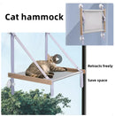Cat Hammock Window Bed Kitten Sunny Seat Hanging Mount Beds Cat Sofa double-decker tunnels Suction Cup Wall Pet Hanging Winter