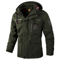 Men's Waterproof Hooded Jacket – Warm Lining for Outdoor & Travel