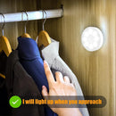 2-6 Pack USB Rechargeable LED Night Light Motion Sensor Wireless Lamp for Staircase Closet 3 Color Options - Eye-Catching Lighting