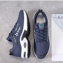 Indoor Height Increase Trendy Men's Anti Slip and Anti Odor Running Shoes with Leather Surface and Waterproof Men's Shoes Hombre