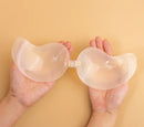 Reusable Silicone Nipple Covers Women Mango Shaped Self Adhesive Bra Strapless Push-Up Bralette Invisible Breast Petals Lingerie
