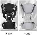 INSULAR 3-in-1 Multi-functional Child Waist Stool Breathable Baby Carrier with Hip Seat Front Hold Portable 4 Season Use