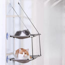 Cat Hammock Window Bed Kitten Sunny Seat Hanging Mount Beds Cat Sofa double-decker tunnels Suction Cup Wall Pet Hanging Winter