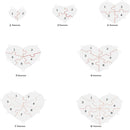 Personalized Heart Puzzle Name Necklace for Women Custom Engraved Family Love Chain Pendant Fashion BFF Couple Gift Silver Gold Rose Gold