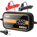 Intelligent 12V Car Battery Charger with Digital Display 2Ah-20Ah Lead Acid Repair Tool for Car SUV Motorcycle