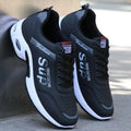 Indoor Height Increase Trendy Men's Anti Slip and Anti Odor Running Shoes with Leather Surface and Waterproof Men's Shoes Hombre