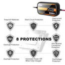 Intelligent 12V Car Battery Charger with Digital Display 2Ah-20Ah Lead Acid Repair Tool for Car SUV Motorcycle