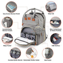 3-in-1 Diaper Bag Backpack – Foldable Baby Bed & USB Charging